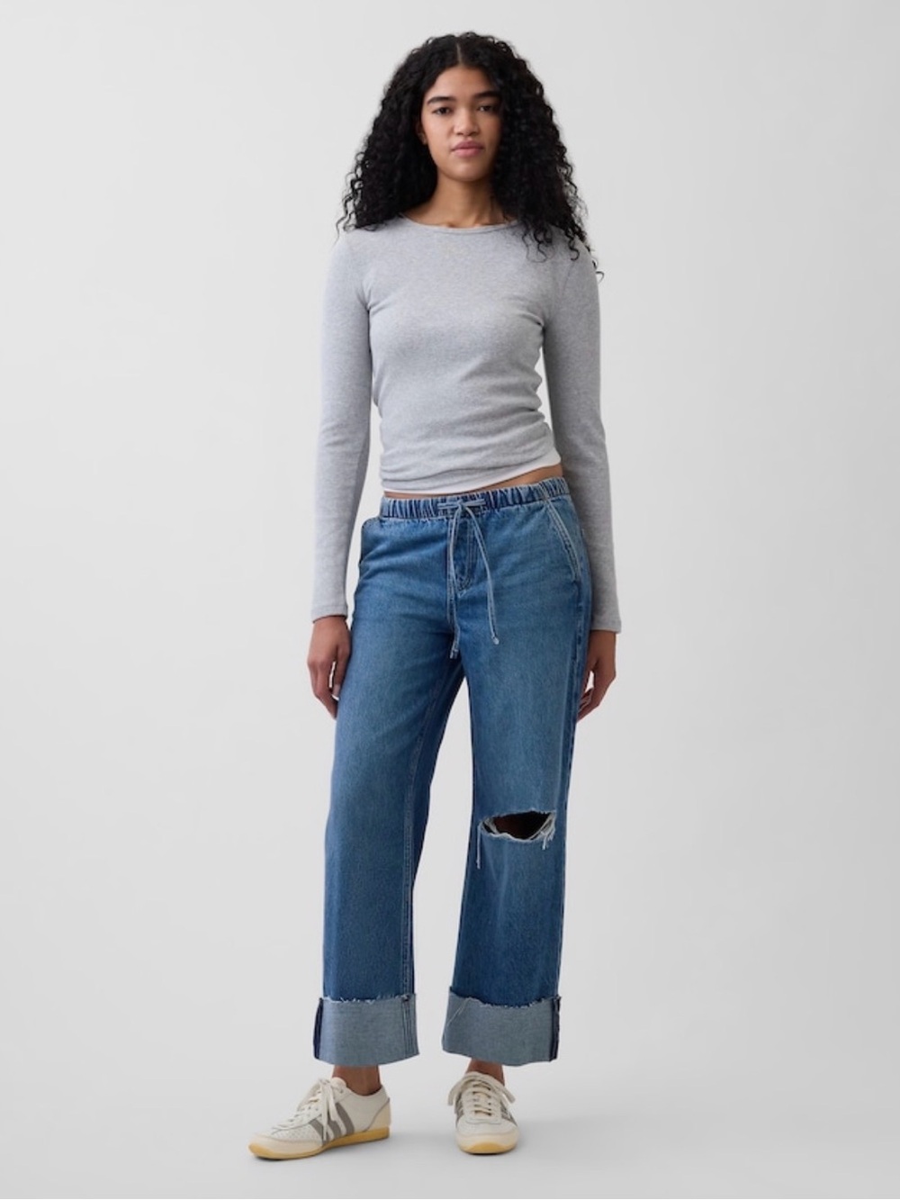 Gap Low Rise '90s Loose Easy Crop Jeans